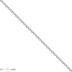 Αλυσίδα  Κ14 40cm, Στρογγυλή Διαμανταρισμένη , Νο3 (1,30mm)