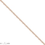 Αλυσίδα  Κ14 40cm, Στρογγυλή Διαμανταρισμένη , Νο3 (1,30mm)