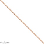 Αλυσίδα  Κ14 40cm, Στρογγυλή Διαμανταρισμένη , Νο2 (1,00mm)