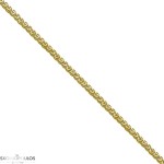 Αλυσίδα Κ9 40cm,  Τετράγωνη Σπίγγα , Νο3 (1,20mm)