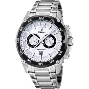 FESTINA Chrono White Dial Stainless Steel Bracelet F166801