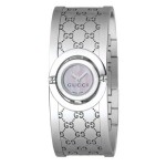 Gucci Twirl Pink Mother of Pearl Dial Ladies Watch YA112513