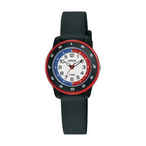 LORUS Sports Black Rubber Strap RRX51JX9