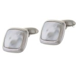 Μανικετόκουμπα Από Πλατινωμένο Ασήμι