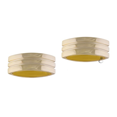 Μανικετόκουμπα Επίχρυσα Ασημένια