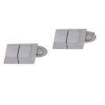 Μανικετόκουμπα Από Πλατινωμένο Ασήμι