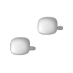 Μανικετόκουμπα Breuning από πλατινωμένο ασήμι