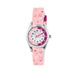 Tikkers Pink Strap Silver Time Teacher Ballet Dancer Watch TK0205