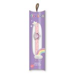 Tikkers Pink Strap Silver Time Teacher Ballet Dancer Watch TK0205