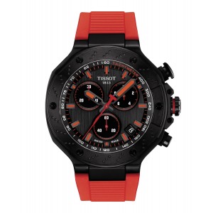 TISSOT T-Race Red Rubber Chronograph T141.417.37.061.01