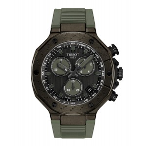 TISSOT T-Race Chaki Rubber Chronograph T141.417.37.061.02