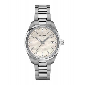 TISSOT PR 100 34MM Diamond Stainless Steel Bracelet T150.210.11.116.00