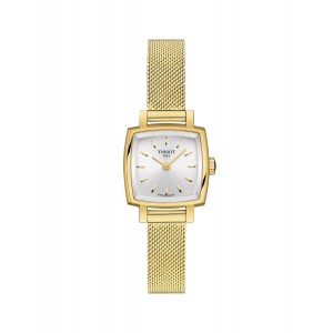 TISSOT Lovely Square Gold Stainless Steel Bracelet T0581093303100