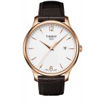 TISSOT T-Classic Tradition Brown Leather Strap T0636103603700 