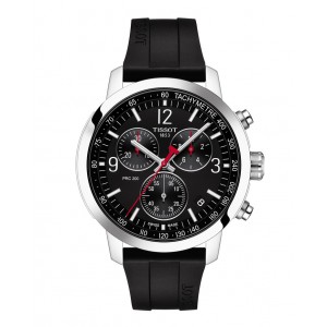 TISSOT PRC 200 Black Rubber Chronograph T114.417.17.057.00