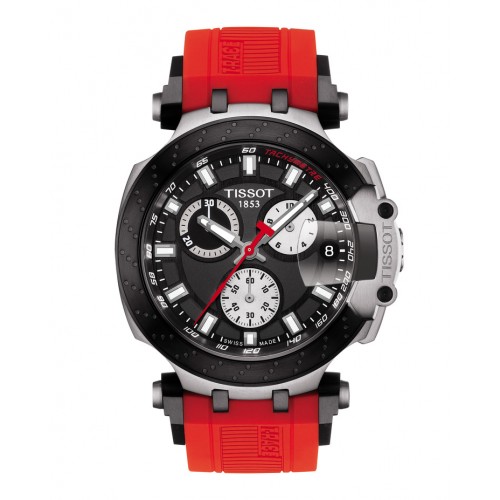 TISSOT T-Race Red Rubber Chronograph Τ1154172705100