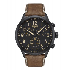 TISSOT T-Sport Chrono XL Brown Leather Chronograph T116.617.36.052.03