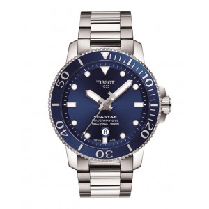TISSOT Seastar 1000 Powermatic 80 Stainless Steel Bracelet T1204071104103