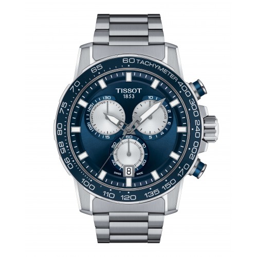 TISSOT T-Sport Supersport Chronograph Silver Stainless Steel Bracelet T125.617.11.041.00