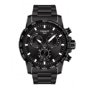 TISSOT T-Sport Chronograph Black Stainless Steel Bracelet T125.617.33.051.00