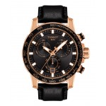 TISSOT Supersport Black Leather Cronograph T125.617.36.051.00
