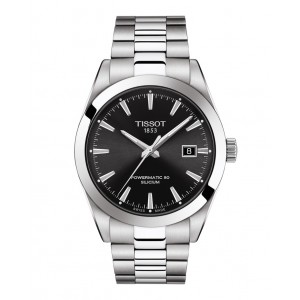 TISSOT Gentleman Silicium Automatic Stainless Steel Bracelet T1274071105100