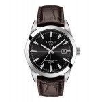 TISSOT Gentleman Powermatic 80 Silicium Automatic Leather Strap T1274071605101