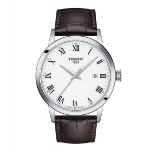 TISSOT Classic Dream Brown Leather Strap T1294101601300