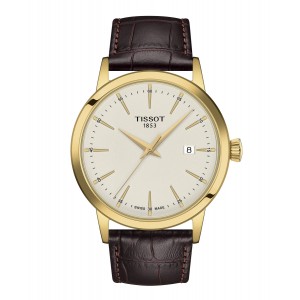 TISSOT Classic Dream Brown Leather Strap T1294103626100