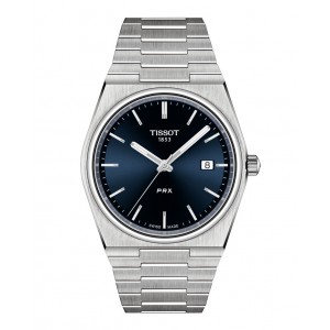 TISSOT T-Classic PRX 40 205 Silver Stainless Steel Bracelet T1374101104100