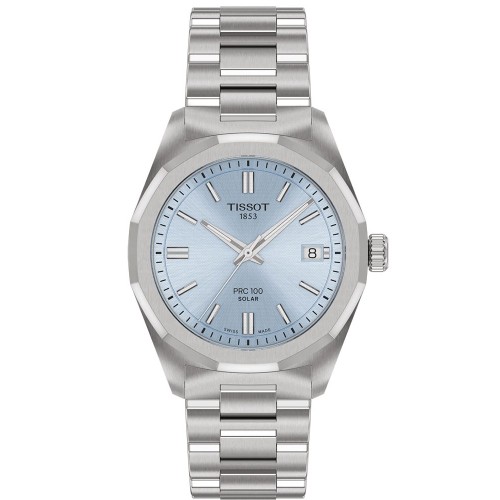 TISSOT PRC100 Solar 34mm Stainless Steel Bracelet T151.822.113.51.00