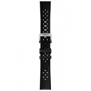 TISSOT Μαύρο Καουτσούκ Λουράκι 20mm T852049628