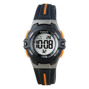 XONIX Black Rubber Strap BAB-004