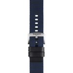 Tissot αυθεντικό μπλε πάνινο υφασμάτινο λουράκι πτερύγια 22 mm T852046754