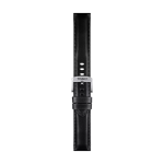 Tissot αυθεντικό μαύρο δερμάτινο λουράκι πτερύγια 20 mm T852046834