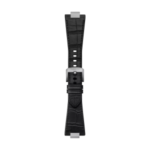 Tissot Official Black PRX 40mm Leather Strap With Steel Endpiece T852047562
