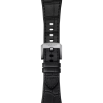 Tissot Official Black PRX 40mm Leather Strap With Steel Endpiece T852047562