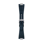 Tissot Official Dark Blue PRX 40mm Leather Strap With Steel Endpiece T852047701