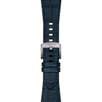 Tissot Official Dark Blue PRX 40mm Leather Strap With Steel Endpiece T852047701