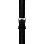 Tissot Μαύρο Συνθετικό Vegan Λουράκι με Κούμπωμα 18 mm T852050319