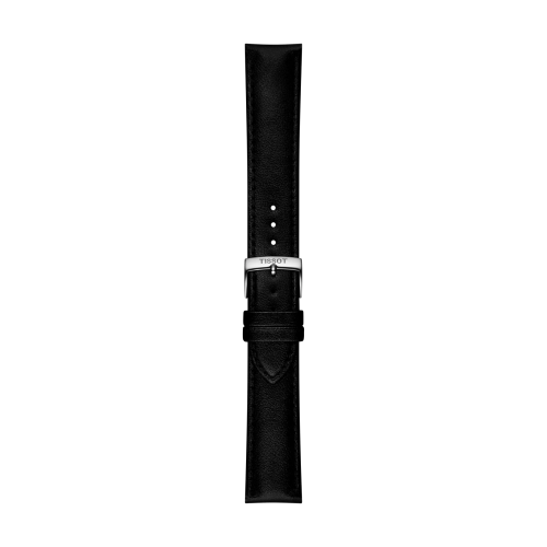 Tissot Μαύρο Συνθετικό Vegan Λουράκι με Κούμπωμα 20 mm T852050321