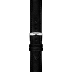 Tissot Μαύρο Συνθετικό Vegan Λουράκι με Κούμπωμα 20 mm T852050321