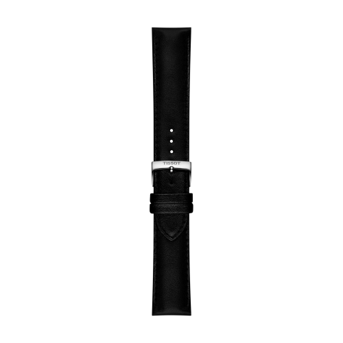 Tissot Μαύρο Συνθετικό Vegan Λουράκι με Κούμπωμα 22 mm T852050323