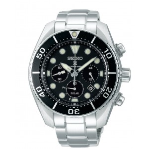 SEIKO Prospex Solar Divers Silver Stainless Steel Bracelet SSC757J1