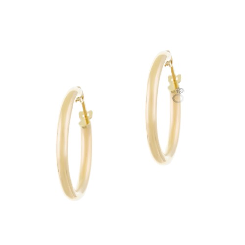 Σκουλαρίκια Κρίκοι Χρυσοί (2.0 εκ διάμετρος)