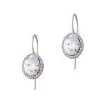 Σκουλαρίκια Ροζέτες Κρεμαστές