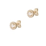 Σκουλαρίκια Χρυσά Ροζέτες  