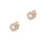 Σκουλαρίκια Χρυσά Ροζέτες  