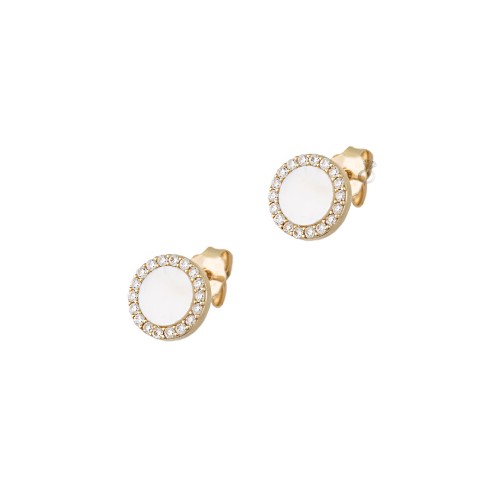 Σκουλαρίκια Χρυσά 14Κ (0,9 εκ διάμετρος)