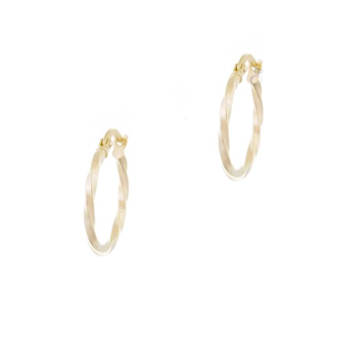 Σκουλαρίκια Κρίκοι Χρυσοί (2.0 εκ διάμετρος)